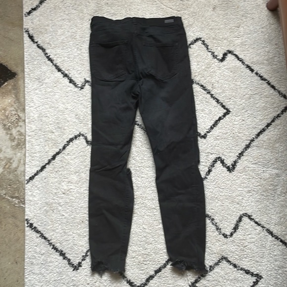 SP Black Ripped Knee High Waisted Skinny Jeans - Picture 4 of 4